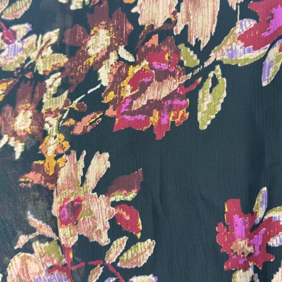 Vici Moody Floral Feminine Sexy Classy Wrap Maxi Dress Women's Size Medium - Picture 11 of 11